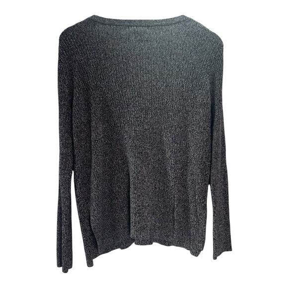 Women's H&M Heather Gray Ribbed Scoop Neck Sweater – Size Large - Picture 5 of 7